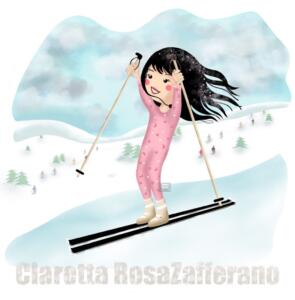 Claretta RosaZafferano, Christmas-illustration-Cartoon-illustration-girl-illustration, Clara Fruggeri Illustrator