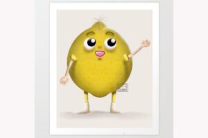 Limon-illustration, Veg-Illustration, Fruit-Illustration, Clara Fruggeri