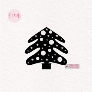Christmas-Tree-Procreate-Stamp-Brush, Clara Fruggeri per Cpolla